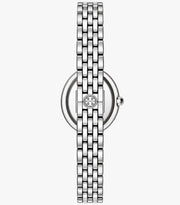 Tory Burch TBW6043 Silver-Tone Mint Green Mother-of-Pearl Women’s Watch – 22 x 28mm
