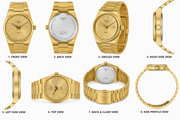 Tissot PRX Gold-Tone Champagne Dial Men’s Watch
