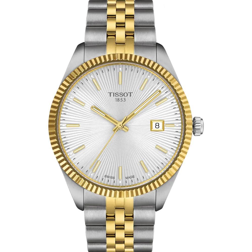 Tissot Ballade T156.410.22.031.00 White Dial Silver & Gold Men’s Watch
