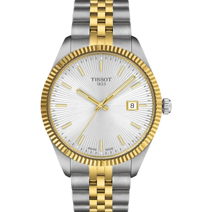 Tissot Ballade T156.410.22.031.00 White Dial Silver & Gold Men’s Watch