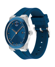 Movado Bold Fusion Blue Silicone Strap 42mm Quartz Watch