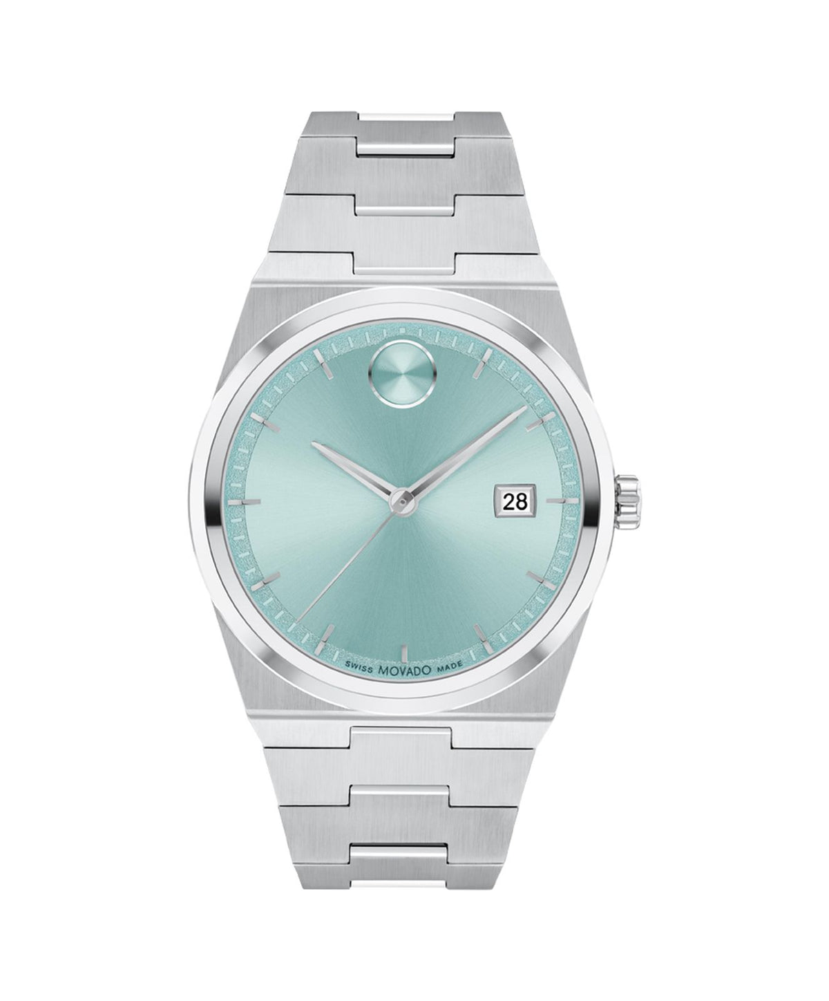 Movado Bold Quest Sky Blue Dial 42mm Quartz Watch