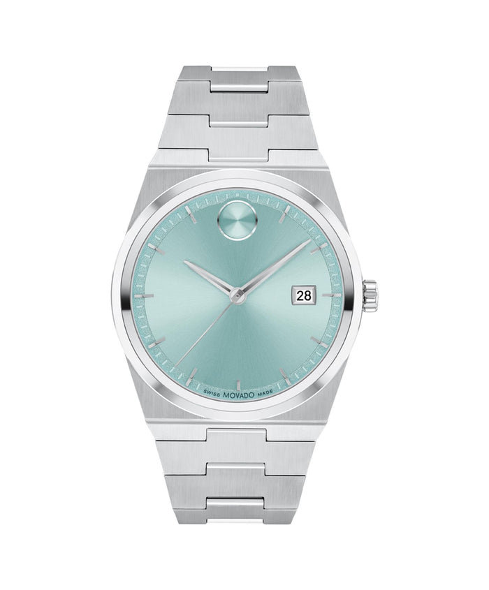 Movado Bold Quest Sky Blue Dial 42mm Quartz Watch