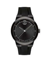 Movado Bold Fusion Black Silicone Strap 42mm Quartz Watch