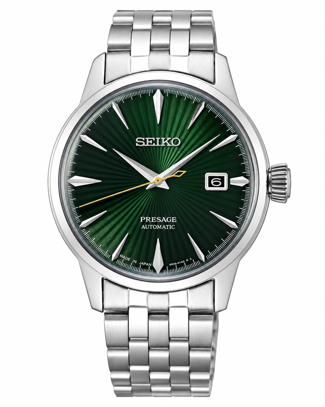 Seiko Presage SRPE15 Automatic Men’s Watch – Stainless Steel