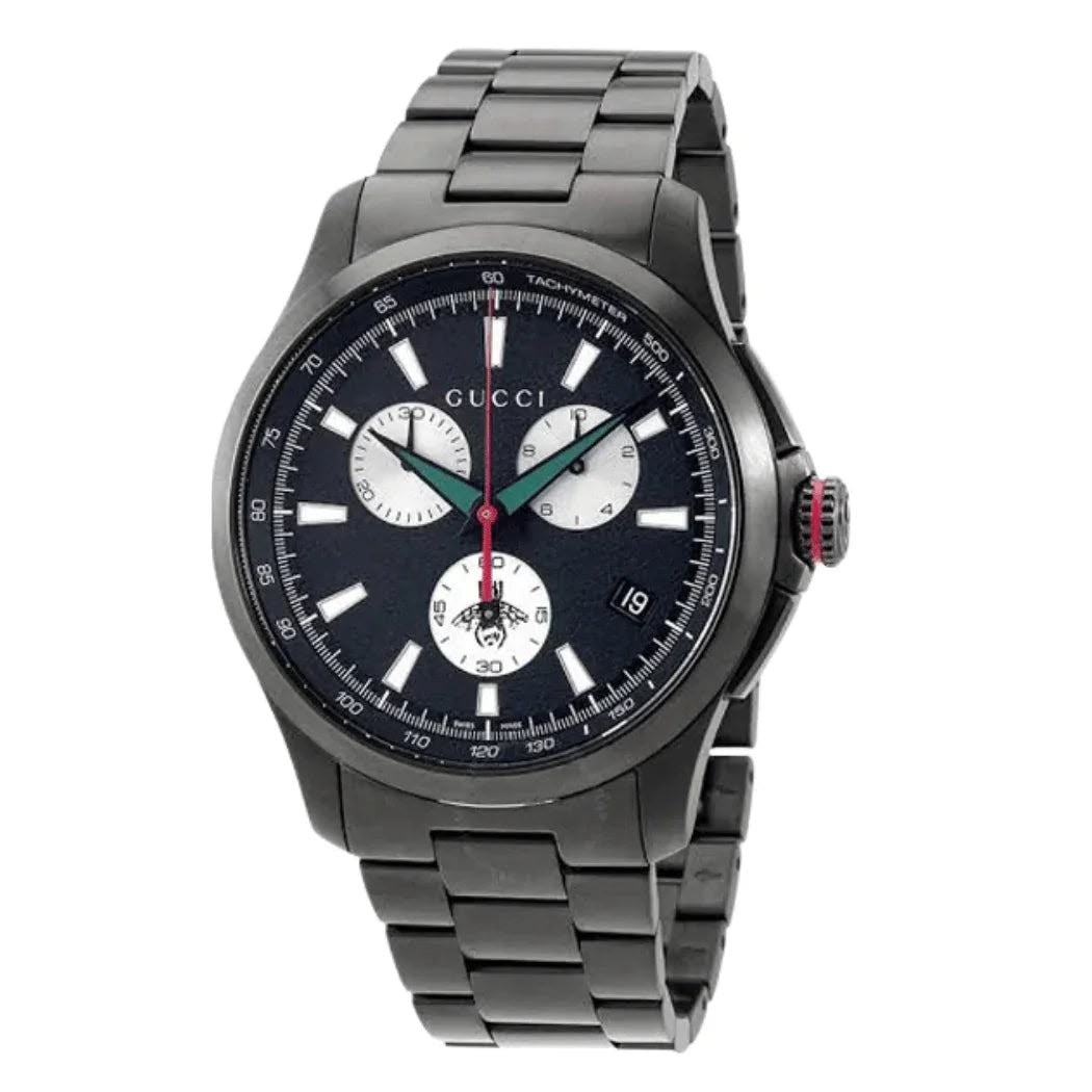 GUCCI YA126268 – Men's Quartz Chronograph Stainless Steel Watch