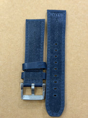 Movado BOLD Genuine Leather Watch Strap – 22mm Blue
