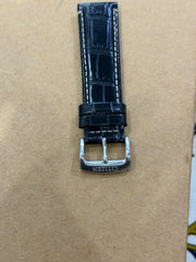 Citizen 22mm Genuine Leather Watch Strap – Black Crocodile