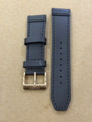 Citizen Genuine Leather Watch Band 22mm – Chocolate Brown with Rose Gold Buckle