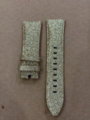 SevenFriday Handmade Leather Watch Band 22mm – Glitter Golden