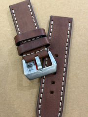 Stailer Premium Echt Leder Watch Band 26mm – Dark Brown
