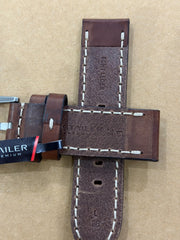 Stailer Premium Echt Leder Watch Band 26mm – Dark Brown