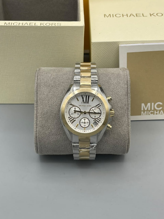 Michael Kors Bradshaw MK5974 Women’s Two-Tone Chronograph Watch 36mm