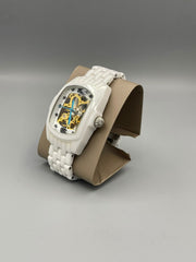 Invicta Lupa 38mm Ceramic Mother of Pearl Watch – White – Pre-Owned 99% Condition