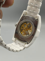 Invicta Lupa 38mm Ceramic Mother of Pearl Watch – White – Pre-Owned 99% Condition