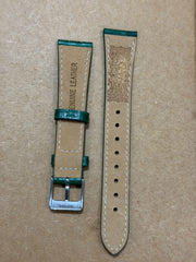 DW 18mm Green Genuine Leather Watch Strap