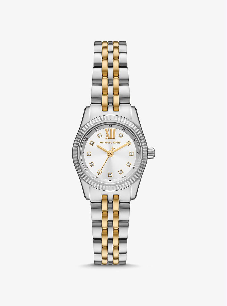 MICHAEL KORS MK4740 WOMEN’S TWO-TONE MINI WATCH