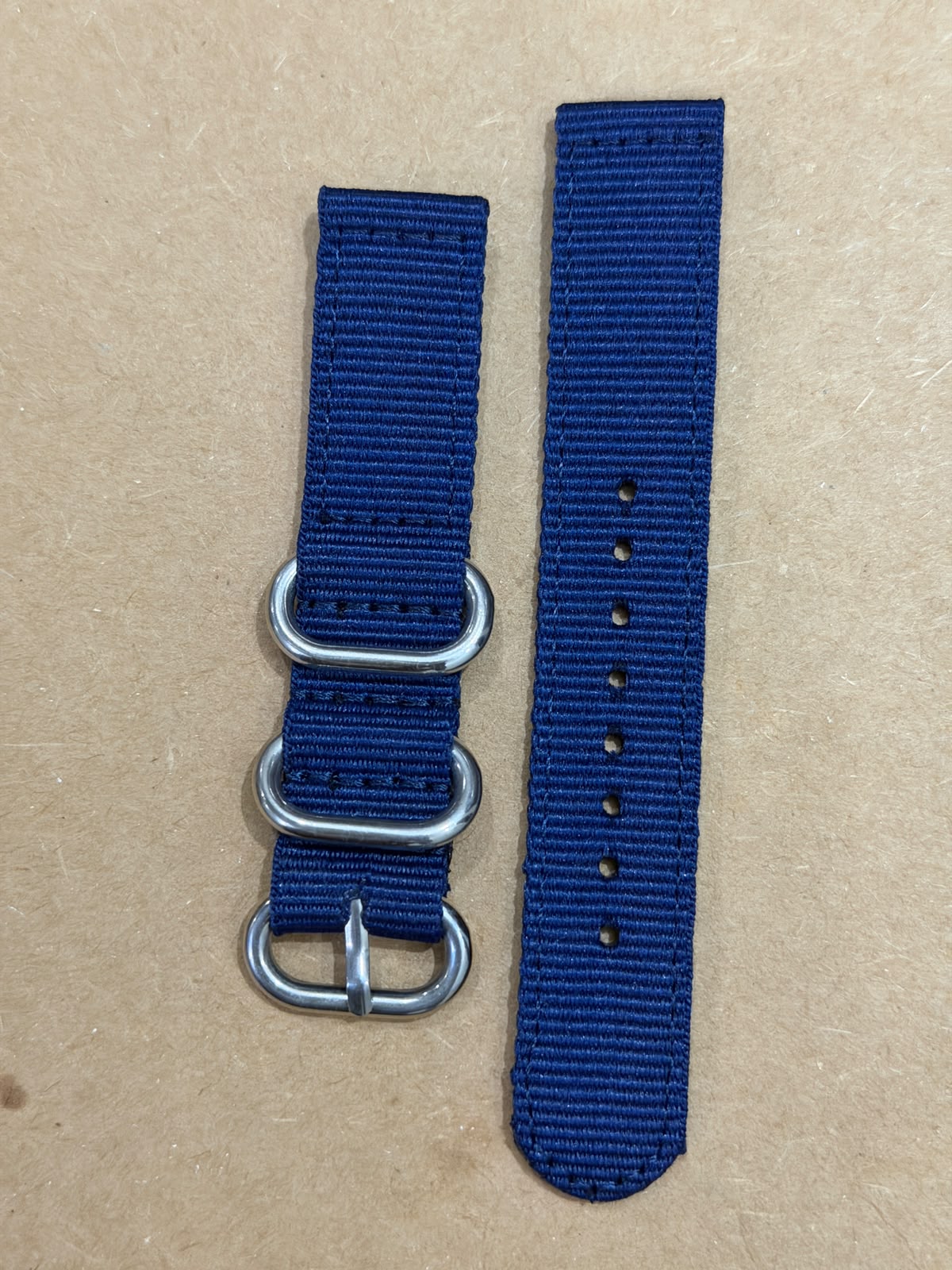 BLUE NYLON WATCH BAND