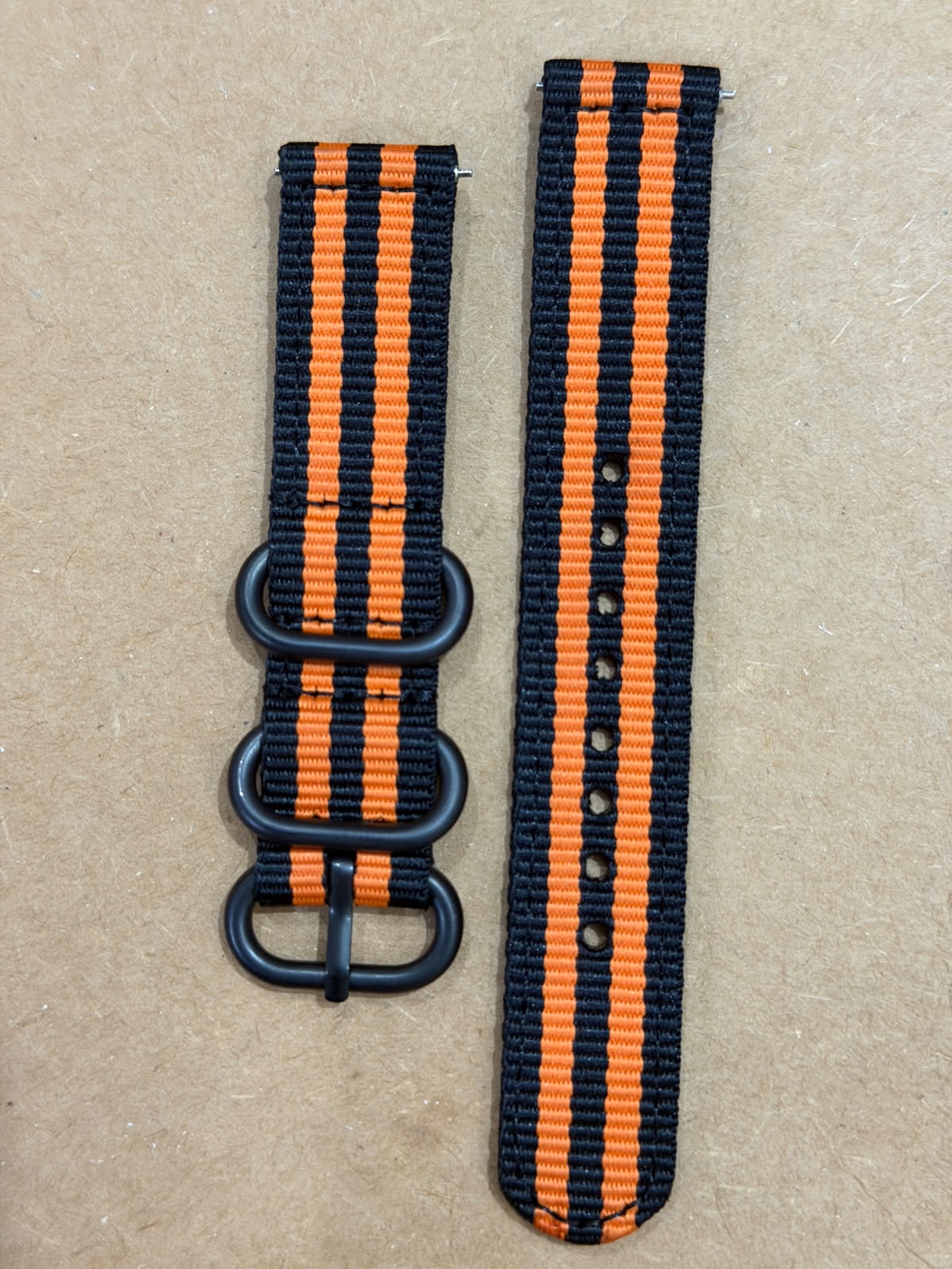 ORANGE NYLON WATCH BANDS
