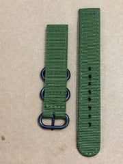 GREEN NYLON WATCH BANDS