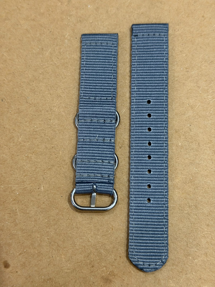 GREY NYLON WATCH BANDS