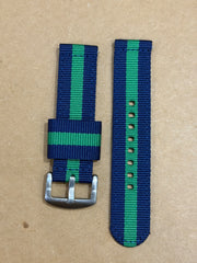 GREEN NYLON WATCH BANDS