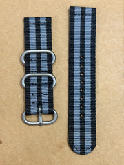 GREY NYLON WATCH BANDS