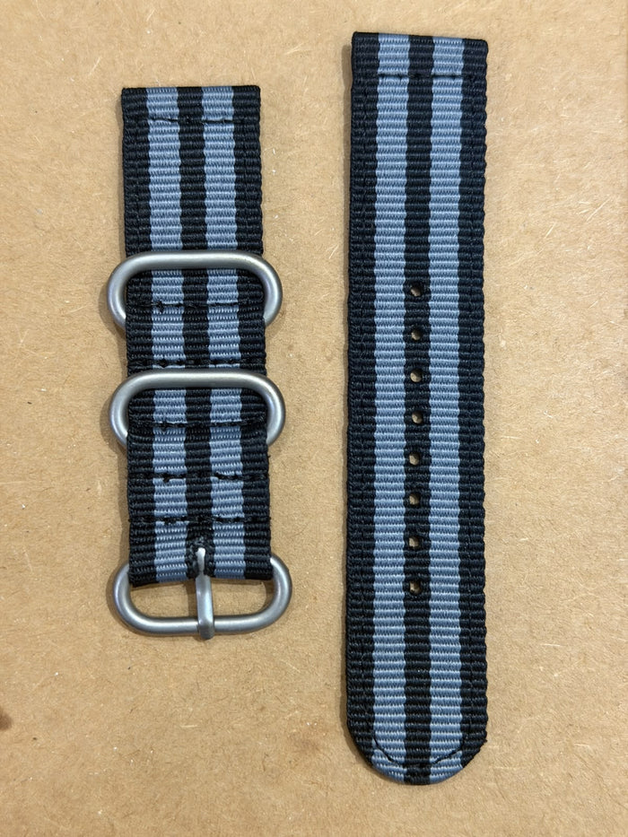 GREY NYLON WATCH BANDS