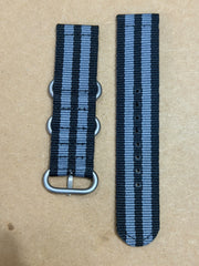 GREY NYLON WATCH BANDS