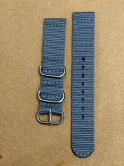 GREY NYLON WATCH BANDS