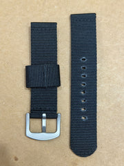 BLACK NYLON WATCH BANDS