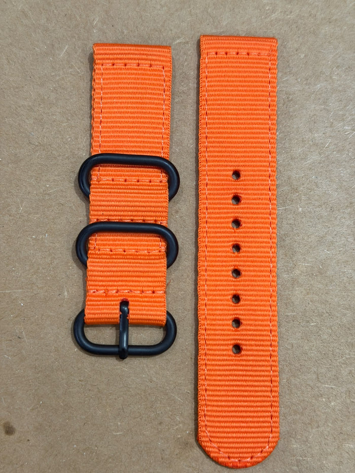 ORANGE NYLON WATCH BANDS