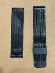 22MM BLACK MESH WATCH BANDS