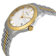 Gucci G-Timeless Two-Tone Stainless Steel Quartz Watch for Gents – White Dial