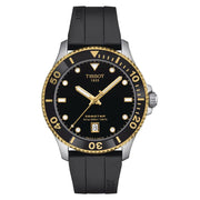 Tissot T120.410.27.051.00 Black Dial Black Silicone Strap 40mm Watch