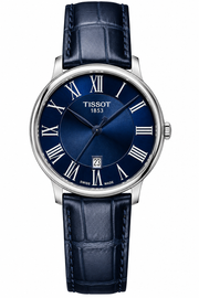 Tissot Classic Blue Roman Dial Leather Strap Men’s Watch